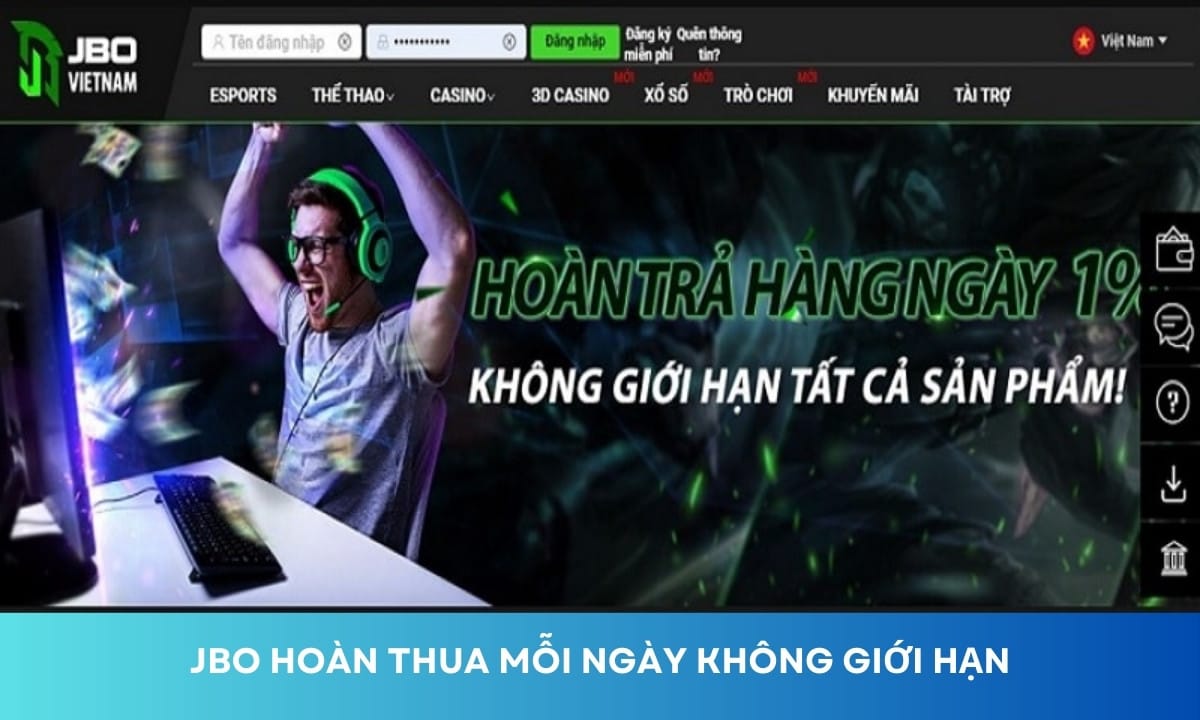 Khuyến mãi skin game và hoàn trả cược thua mỗi tuần