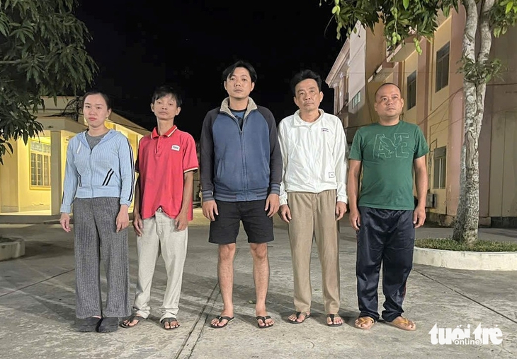Các nghi phạm bị bắt