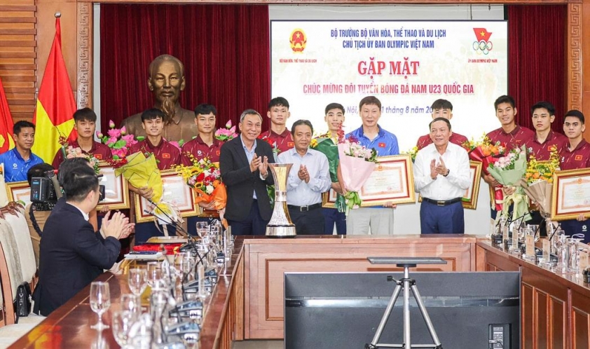 U23 Việt Nam nhận Bằng khen của Thủ tướng Chính phủ