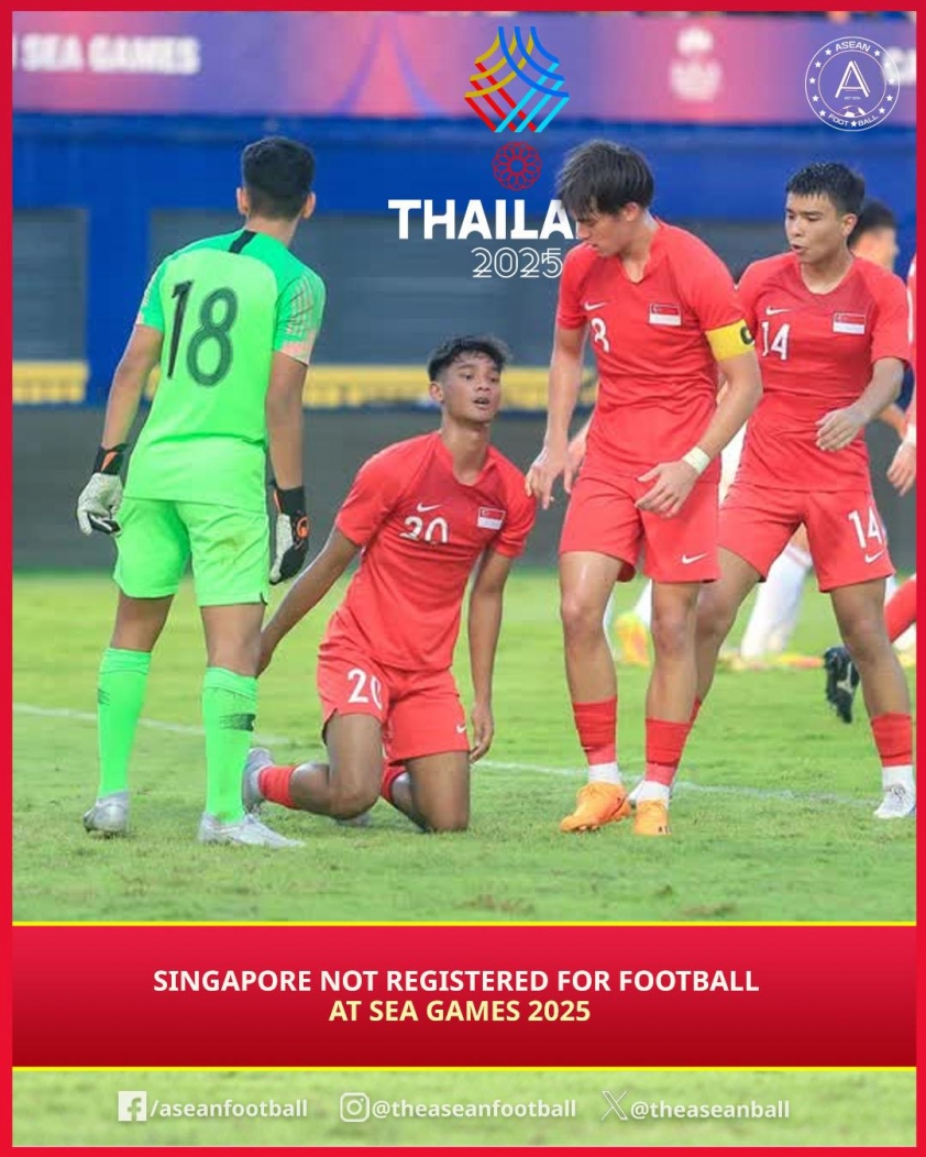NÓNG: Singapore bị loại khỏi bóng đá Nam SEA Games
