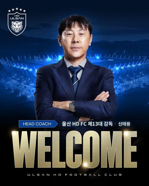 HLV Shin Tae Yong chính thức dẫn dắt Ulsan HD FC