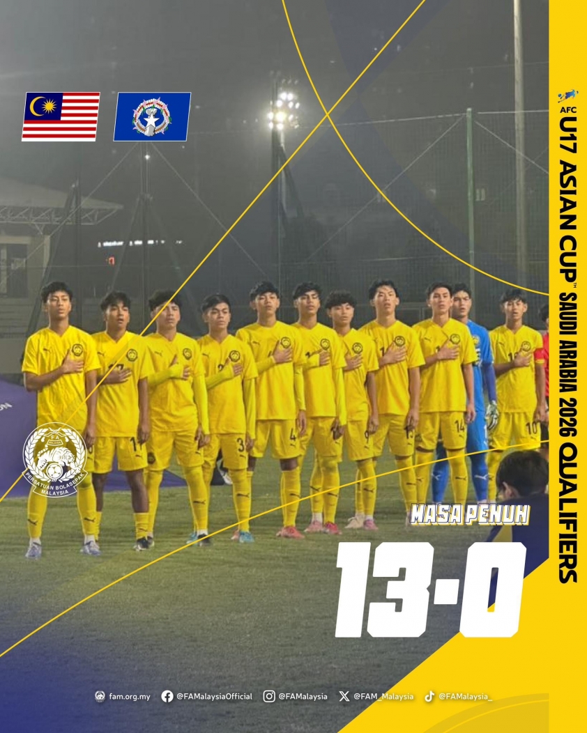 Malaysia thắng không tưởng 13-0, đẩy Việt Nam xuống nhì bảng