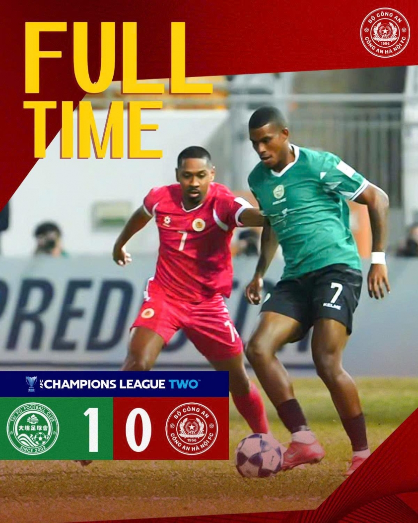 CAHN thua đội Hồng Kông trong trận cầu thủ thủ tục ở C2 châu Á CAHN chịu thất bại tối thiểu trước Tai Po