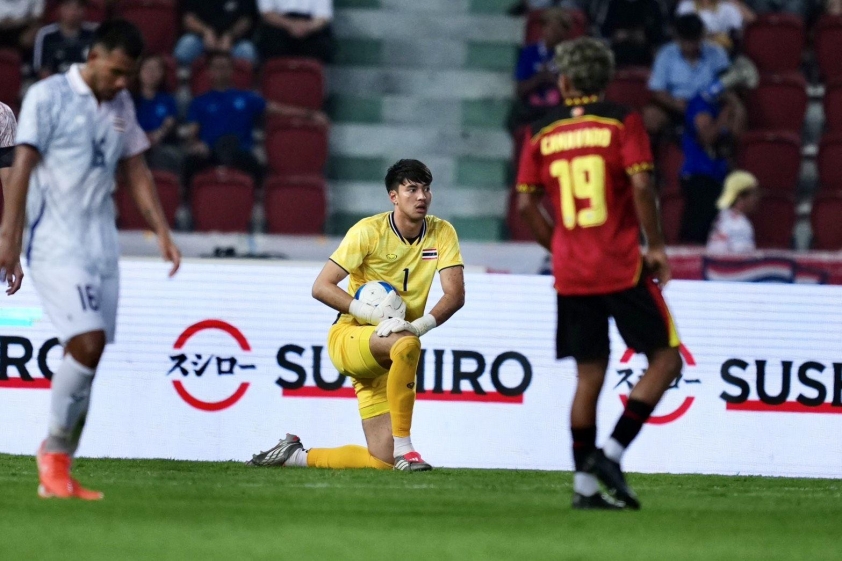 U22 Timor Leste ghi bàn danh dự khiến NHM Thái Lan lo lắng U22 Timor Leste chọc thủng lưới U22 Thái Lan