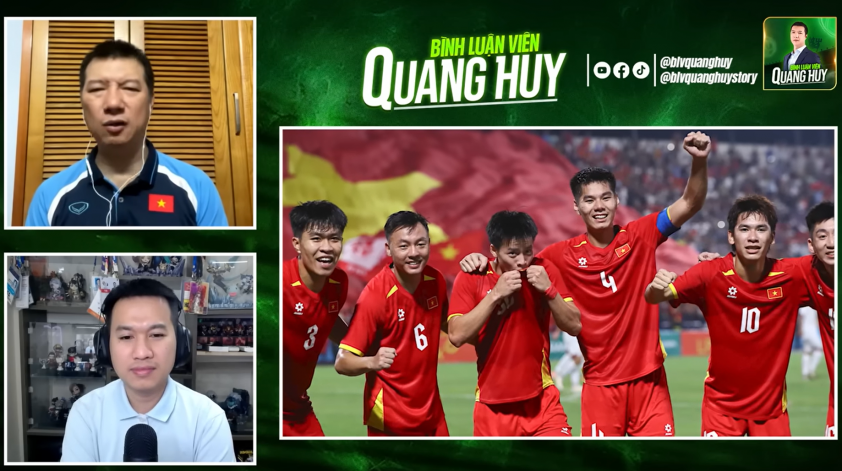 BLV Quang Huy dự đoán tỷ số trận U22 Việt Nam vs U22 Lào BLV Quang Huy dự đoán chiến thắng cho U22 Việt Nam với cách biệt ít nhất 2 bàn