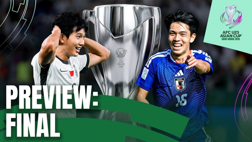 U23 Nhật Bản vs U23 Trung Quốc trận chung kết
