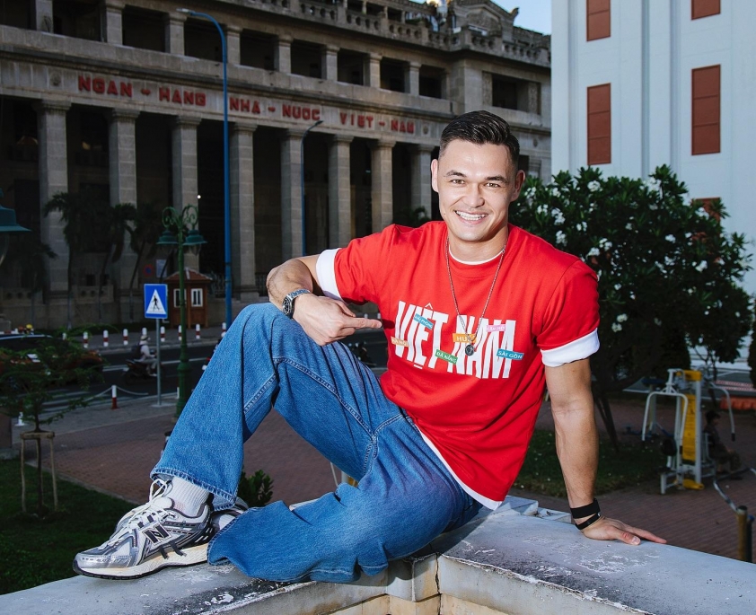 Thủ môn Patrik Lê Giang trong trang phục ĐT Việt Nam